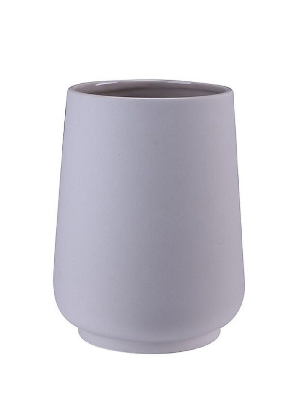 PUMICE color Haven Daylesford 10" tall BREAKABLE CERAMIC Bathroom Waste Basket